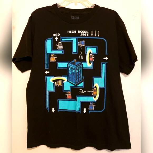 Ripple Junction Other - Doctor Who Ripple Junction Black Gaming T Shirt